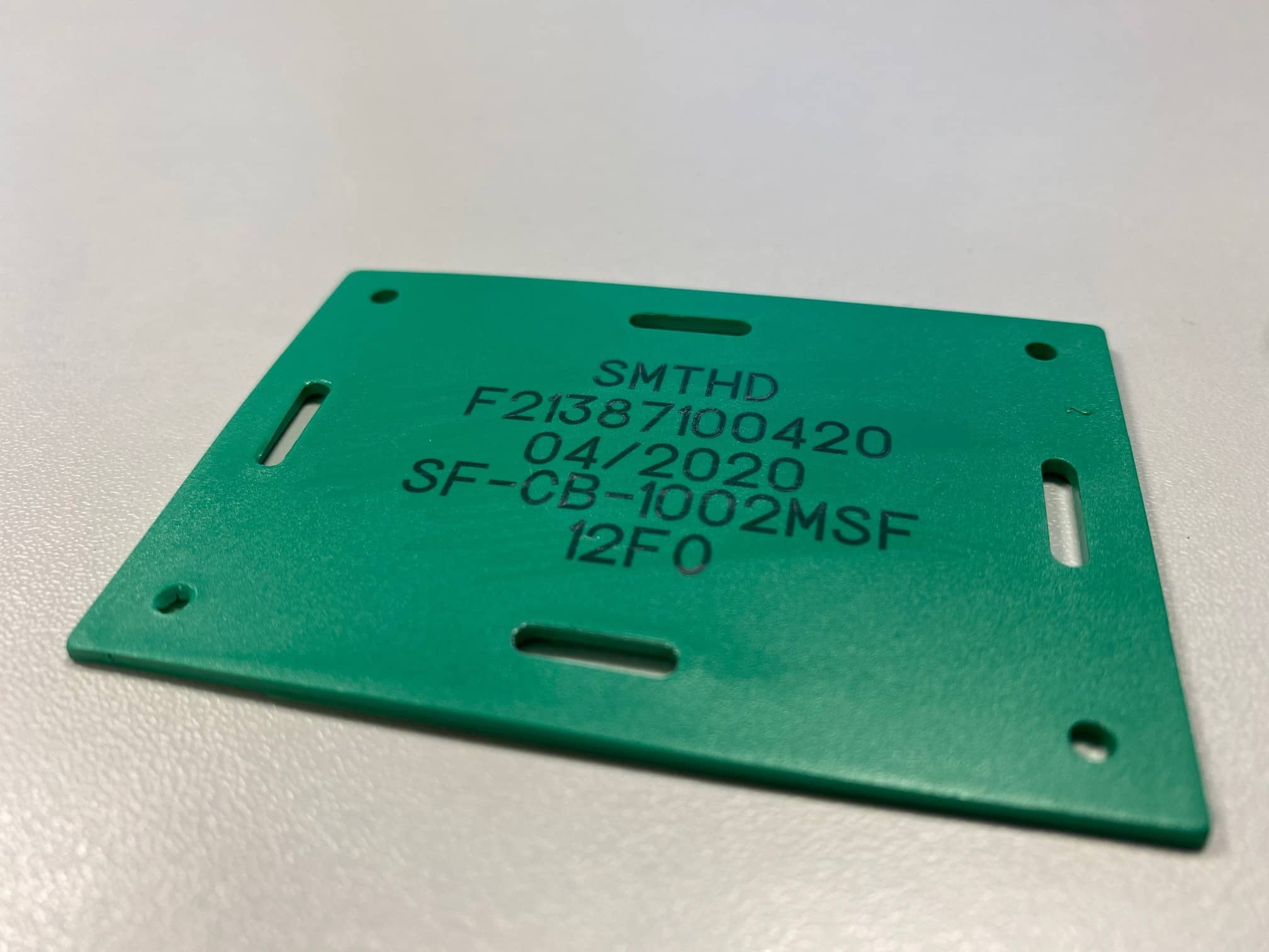 etiquettes fibre pehd couleur vert